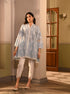 Azara Kurta with Border white Dhoti Pants